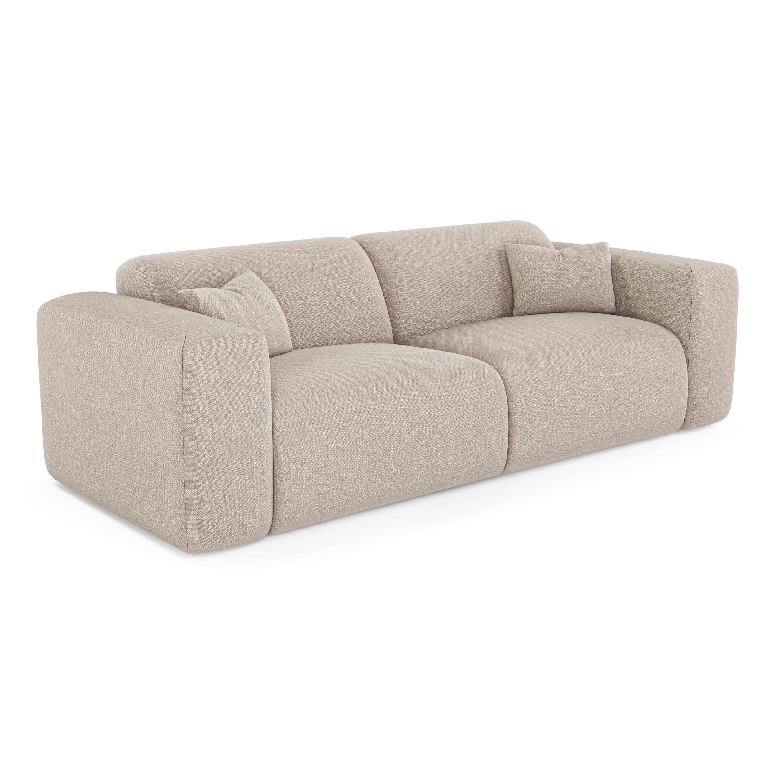 Sia Home Myra canapé convertible beige arrondi