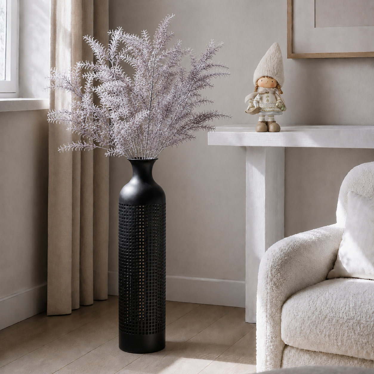 Sia Home Sedum blanchi tige artificielle vert 76 cm