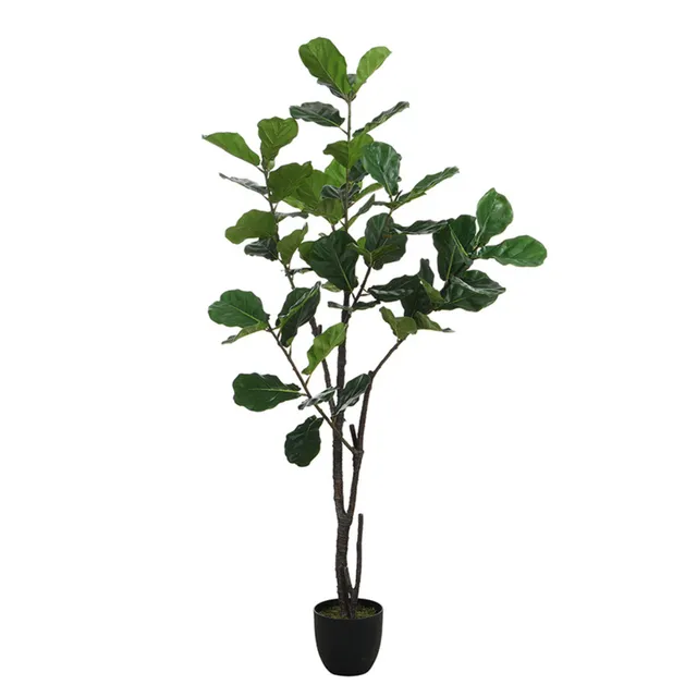 Sia Ficus artificiel en pot vert 210 cm salon
