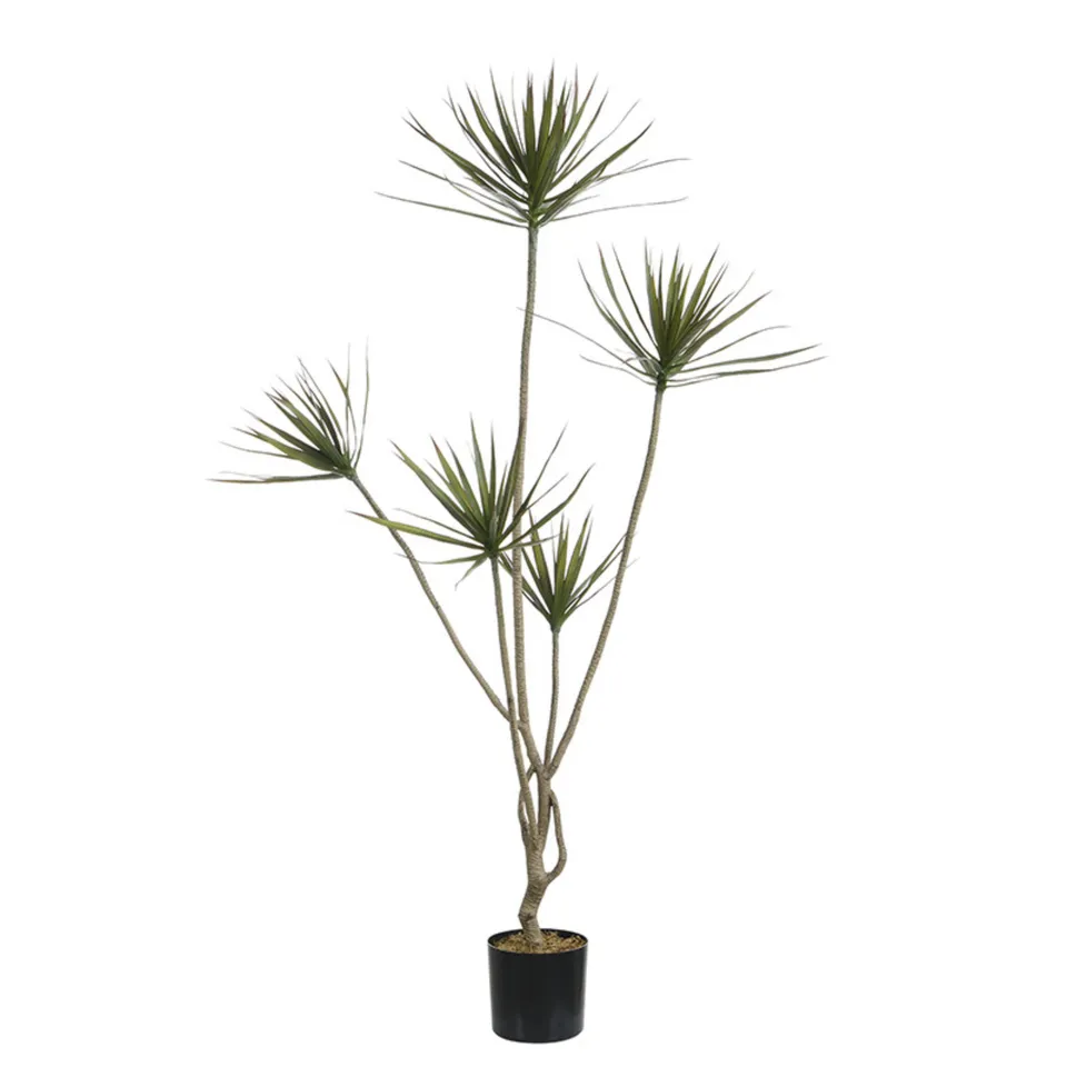 Sia Home Cordyline arbre artificiel vert 180 cm en pot