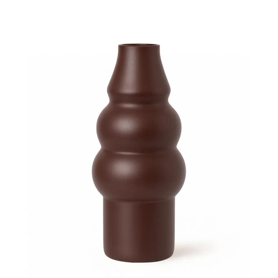 Sia Home Chrysalide vase verre marron 36 cm