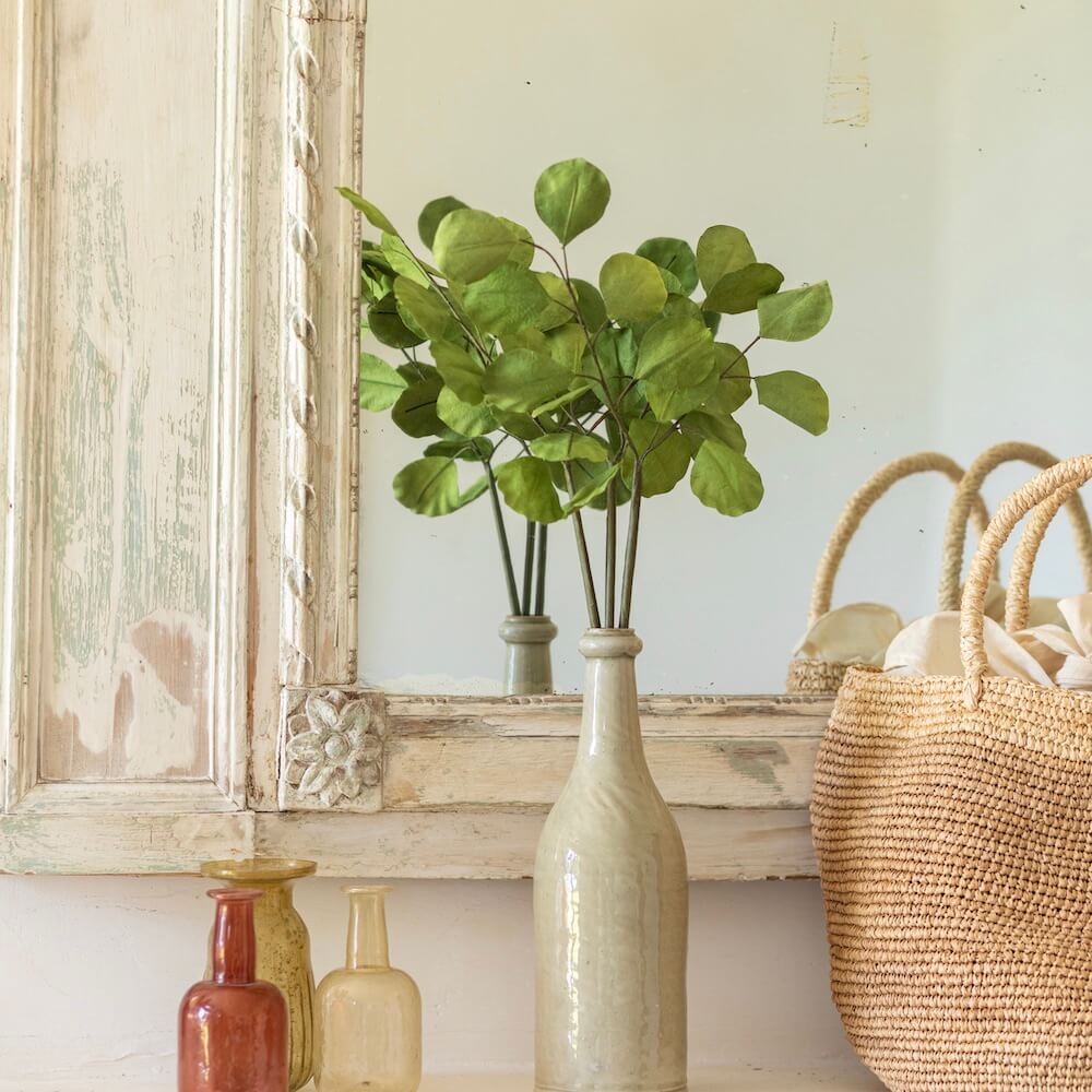 Flowrette Eucalyptus Populus fleur papier vert clair x1