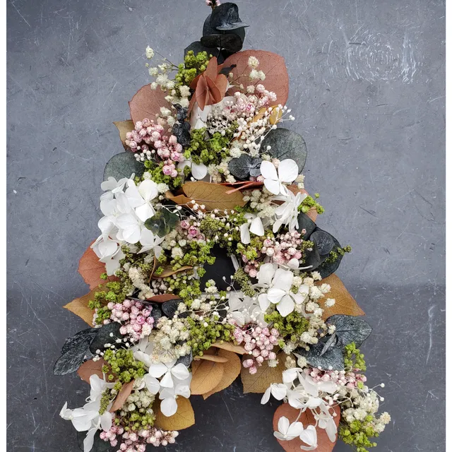 Ateliers Ouchamp Rue Amsterdam lettre fleurie a 20 cm verte