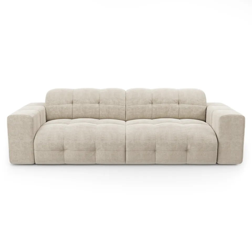 Sia Home Mael canapé crème courbes arrondies