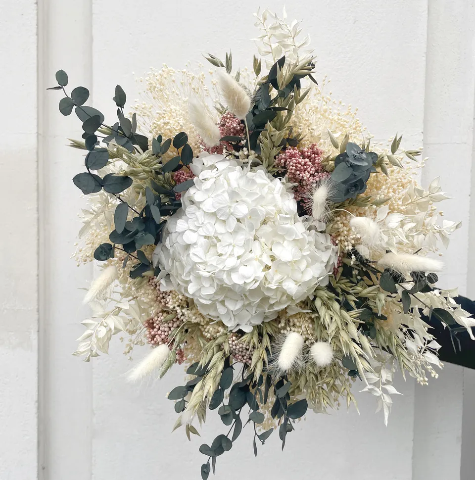 Ateliers Ouchamp Bouquets Rue Largillière bouquet hortensia 45cm