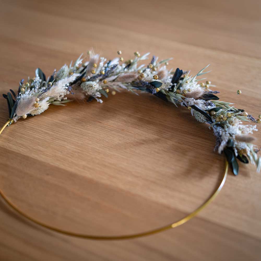 Flowrette kit DIY couronne murale Lombok cercle 30 cm