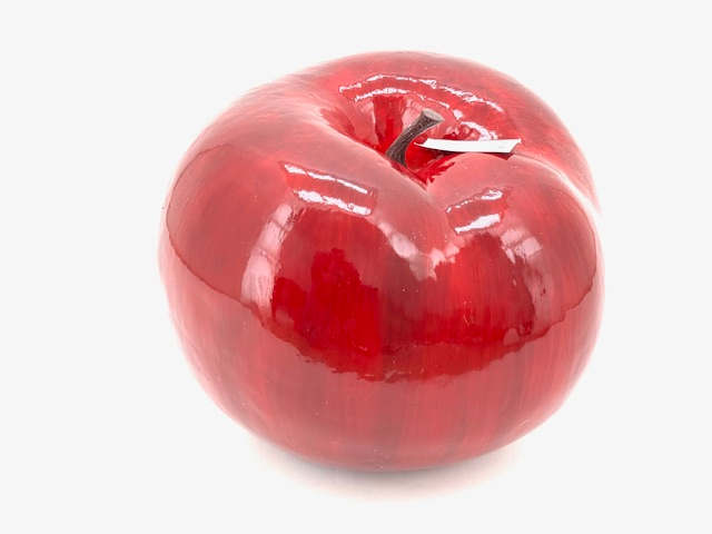 Feuillazur Rungis Pomme rouge décoration 20 cm