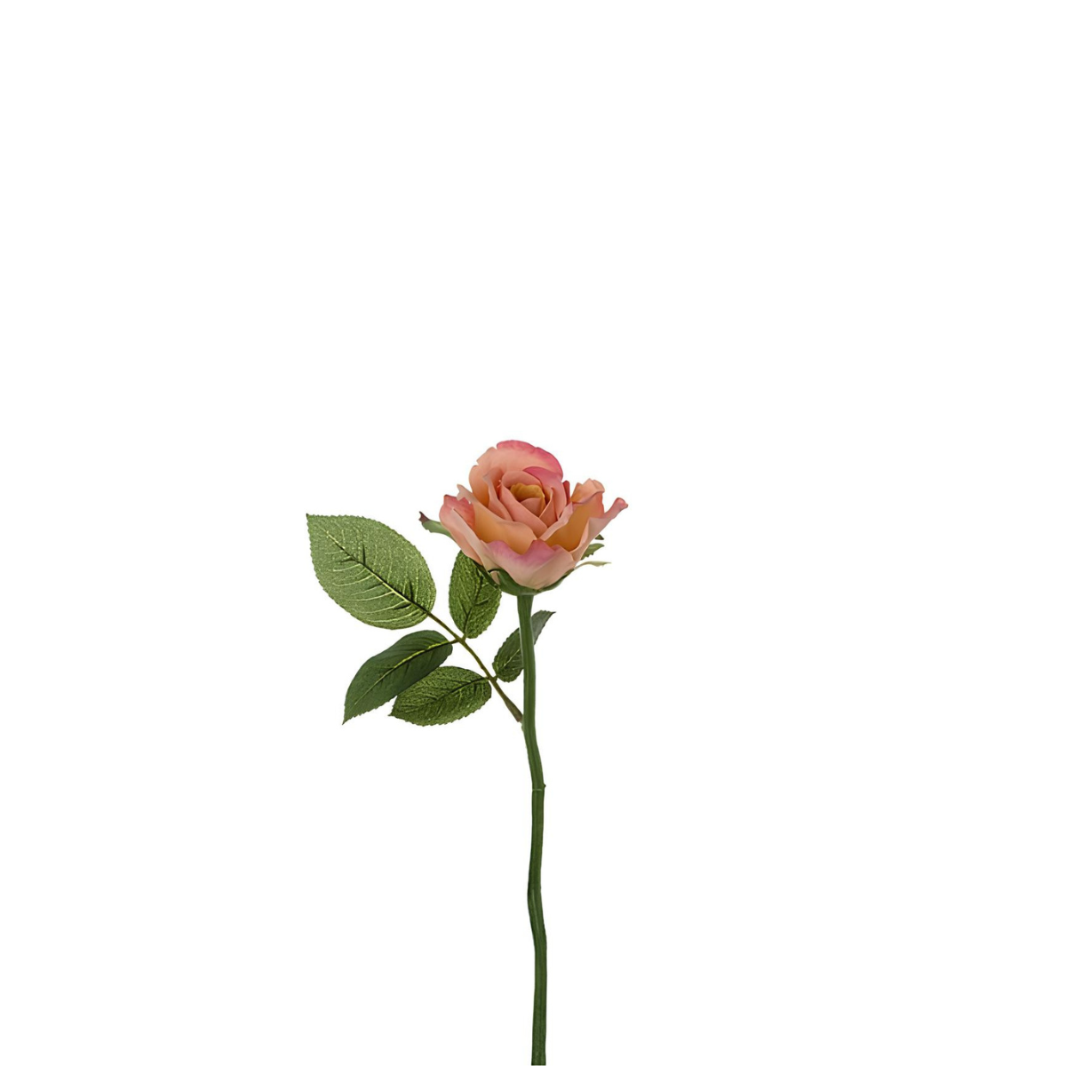 Sia Home Maria tige rose artificielle pêche 32 cm