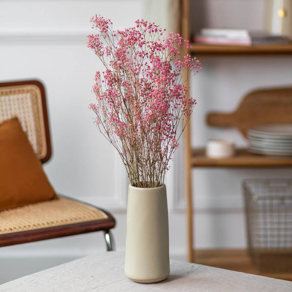 Flowrette Fleurs séchées Gypsophile rose botte stabilisée