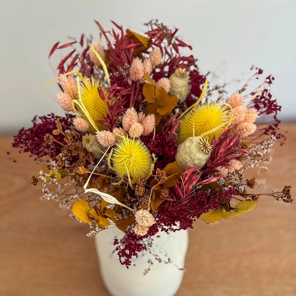 Flowrette Edouard bouquet fleurs séchées M coloré