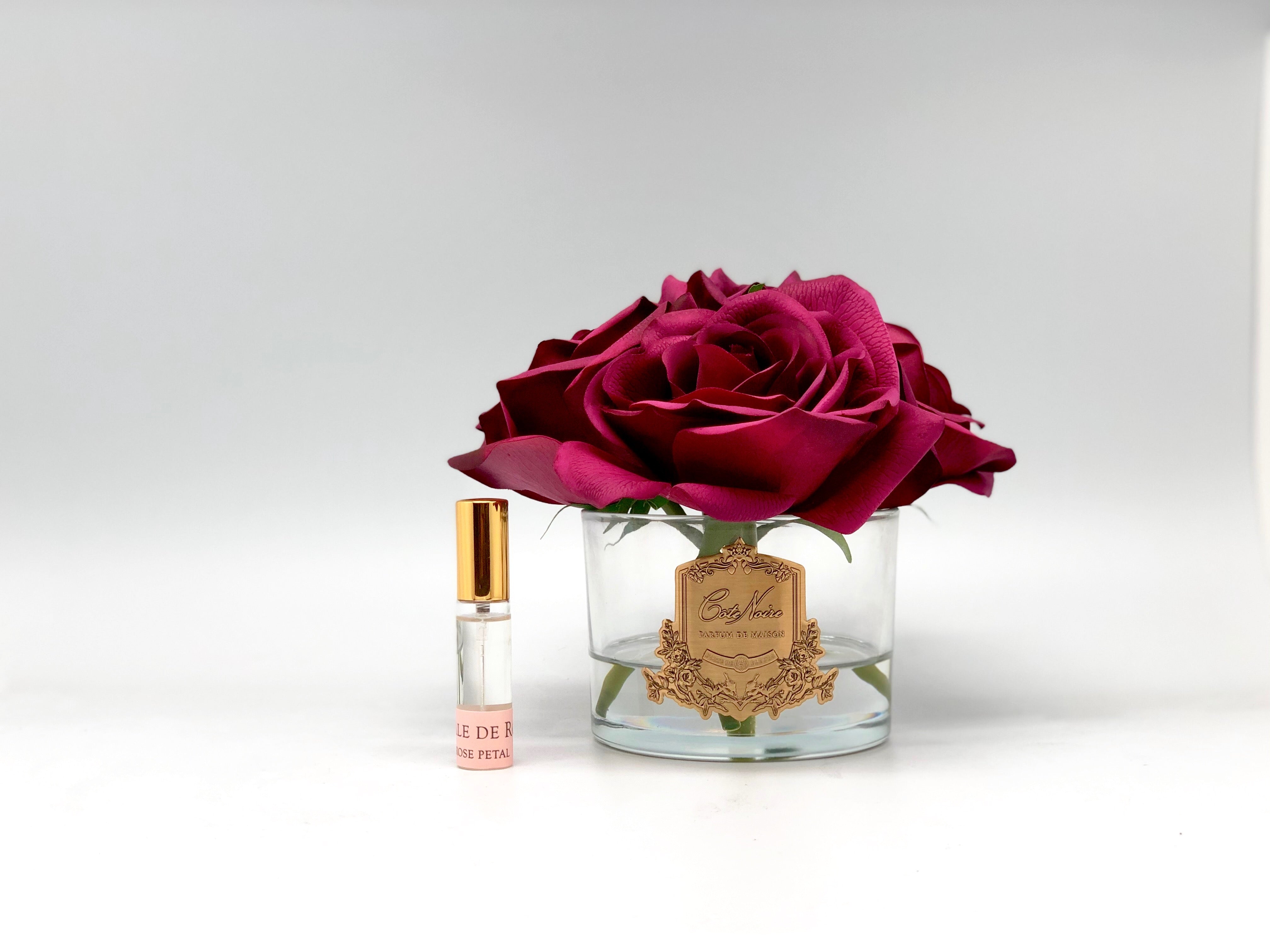 Côte Noire Perfumed Flowers GMR90 fleurs parfumées 5 roses carmin