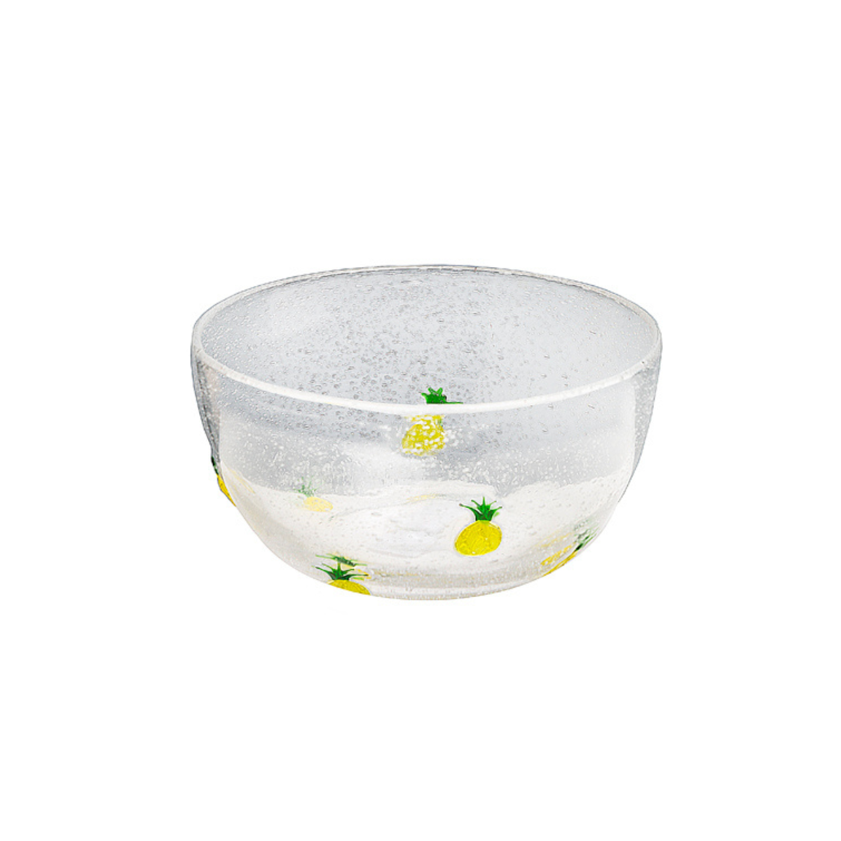 Sia Home Oasis bol en verre transparent 6 cm ananas