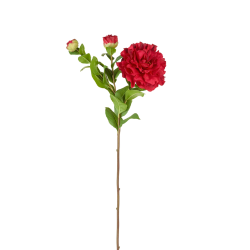 Sia Home Camélia tige artificielle rouge 72 cm sans entretien
