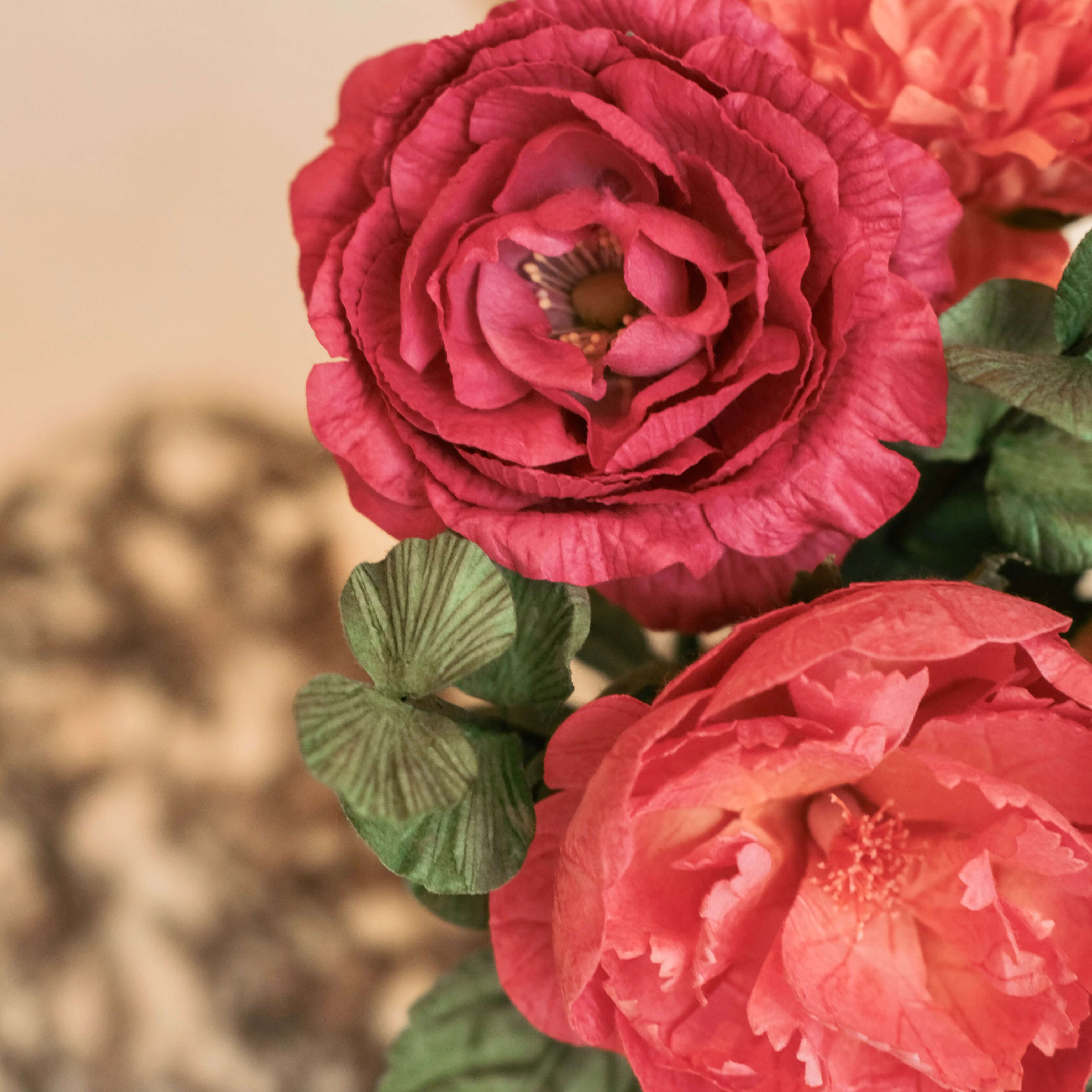 Flowrette Frida bouquet fleurs en papier fait main couleur