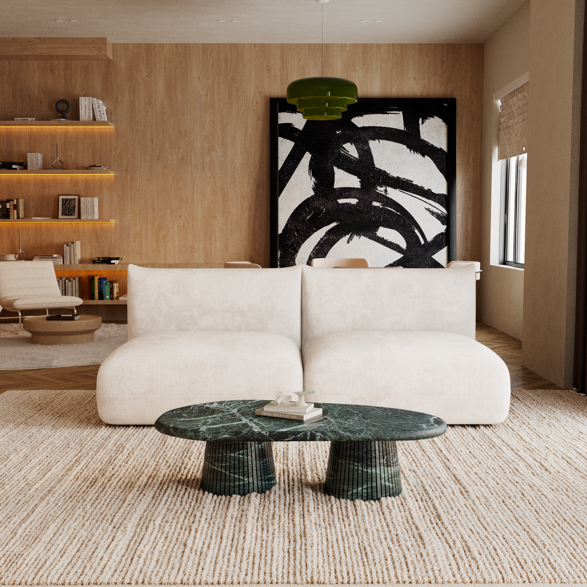Sia Home Nooma canapé modulable 3 places 194 cm tissu