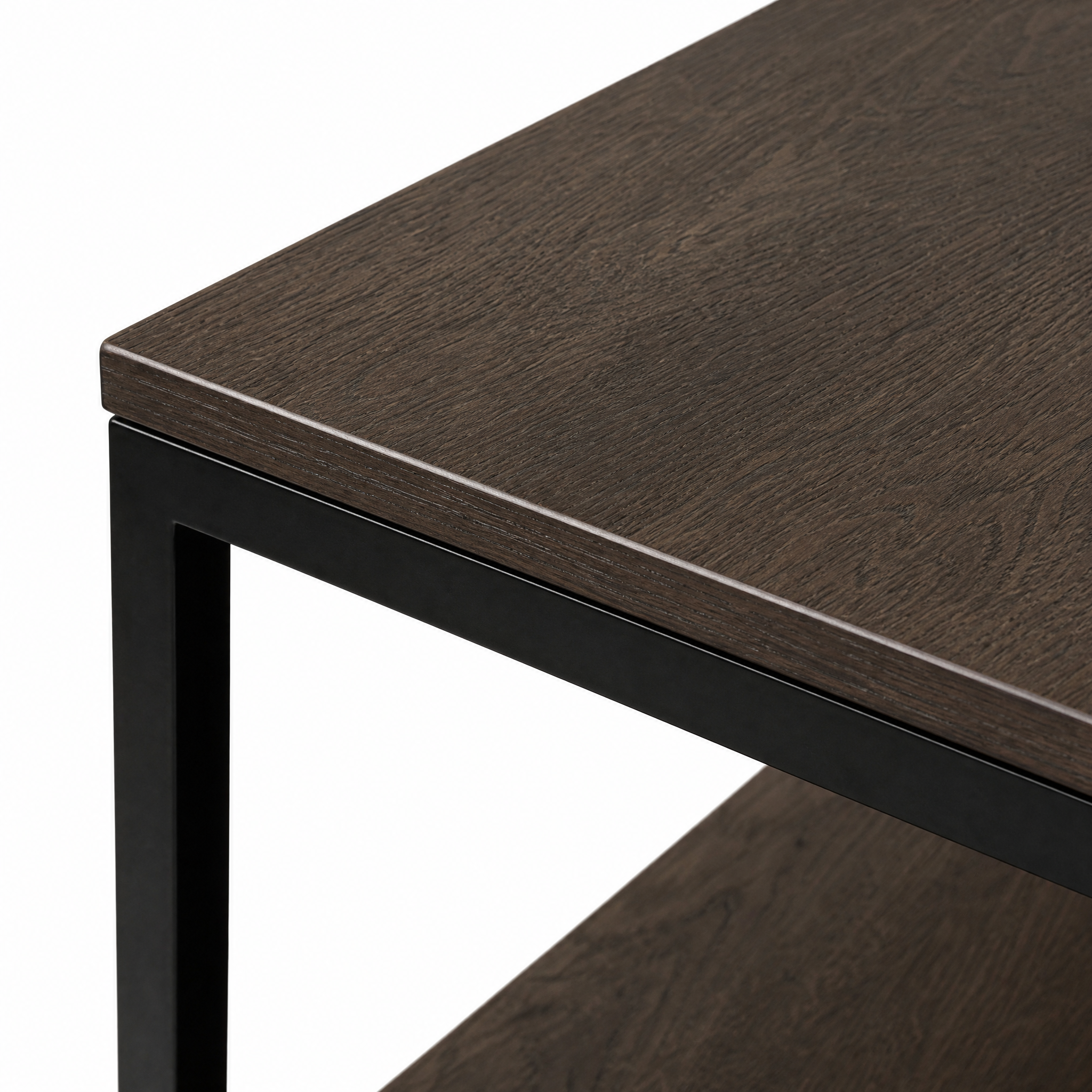 Sia Home Tables SIS table basse carrée marron 73 cm bois