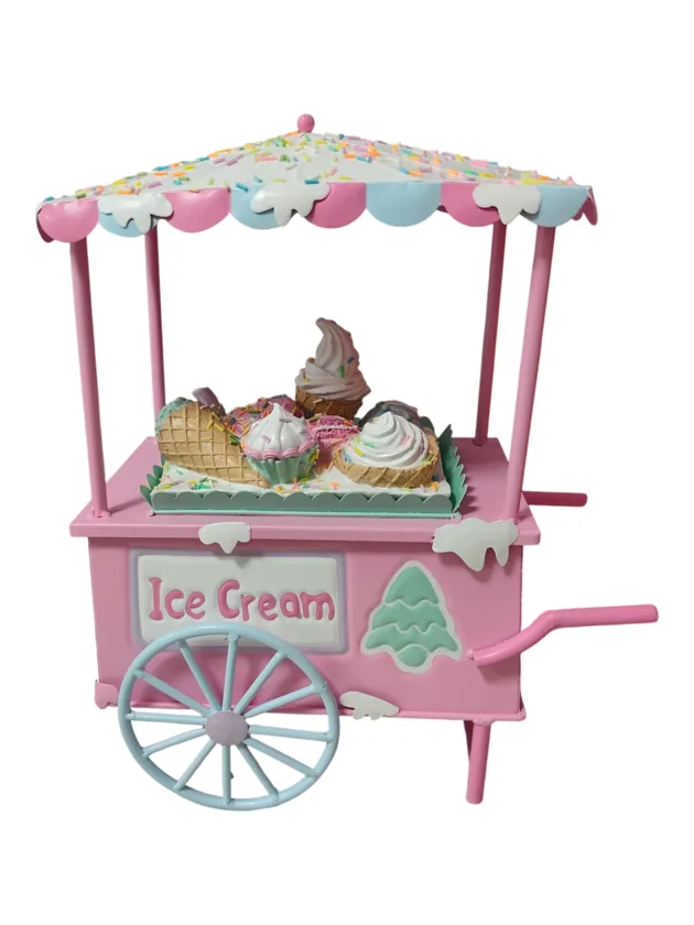 Feuillazur Rungis Glacier gourmand déco Noël 38cm