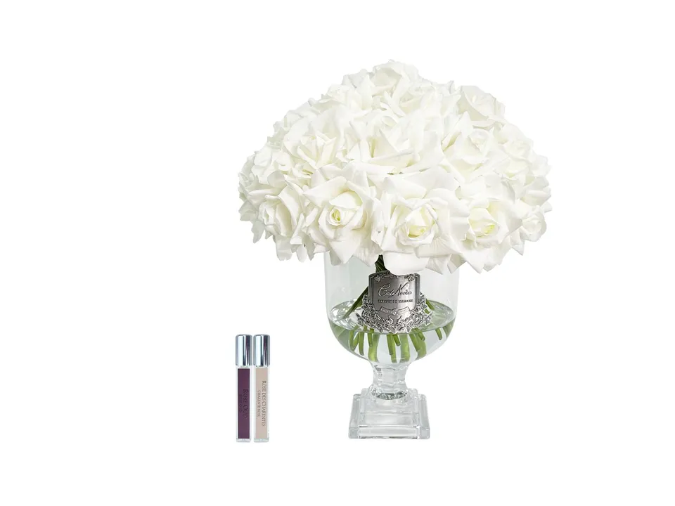 Côte Noire Versailles bouquet 31 roses parfumées blanc VRB01