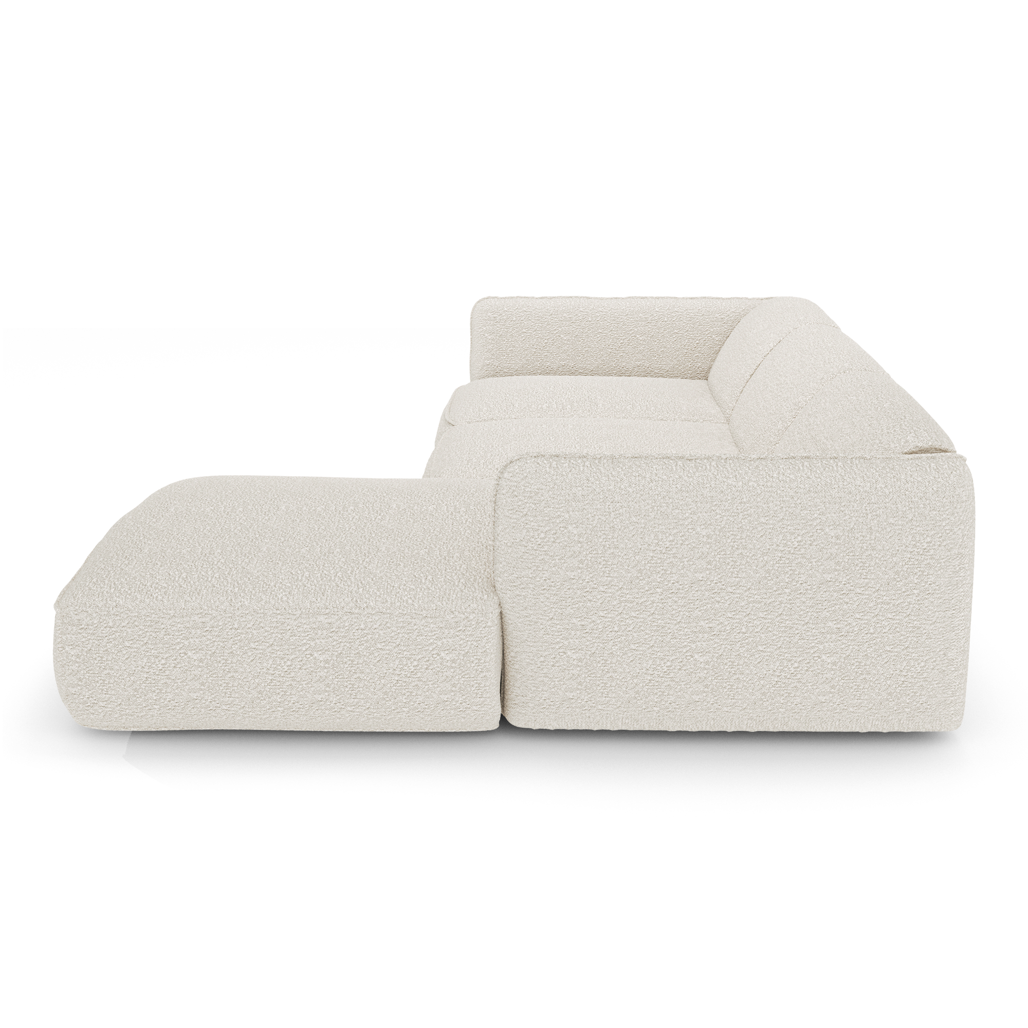 Sia Home Canapés Livia angle droit canapé crème