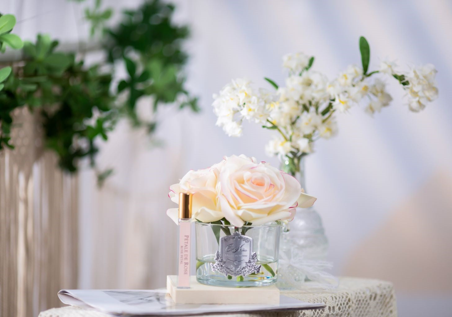 Côte Noire Perfumed GMR62 bouquet 5 roses parfumées pink blush