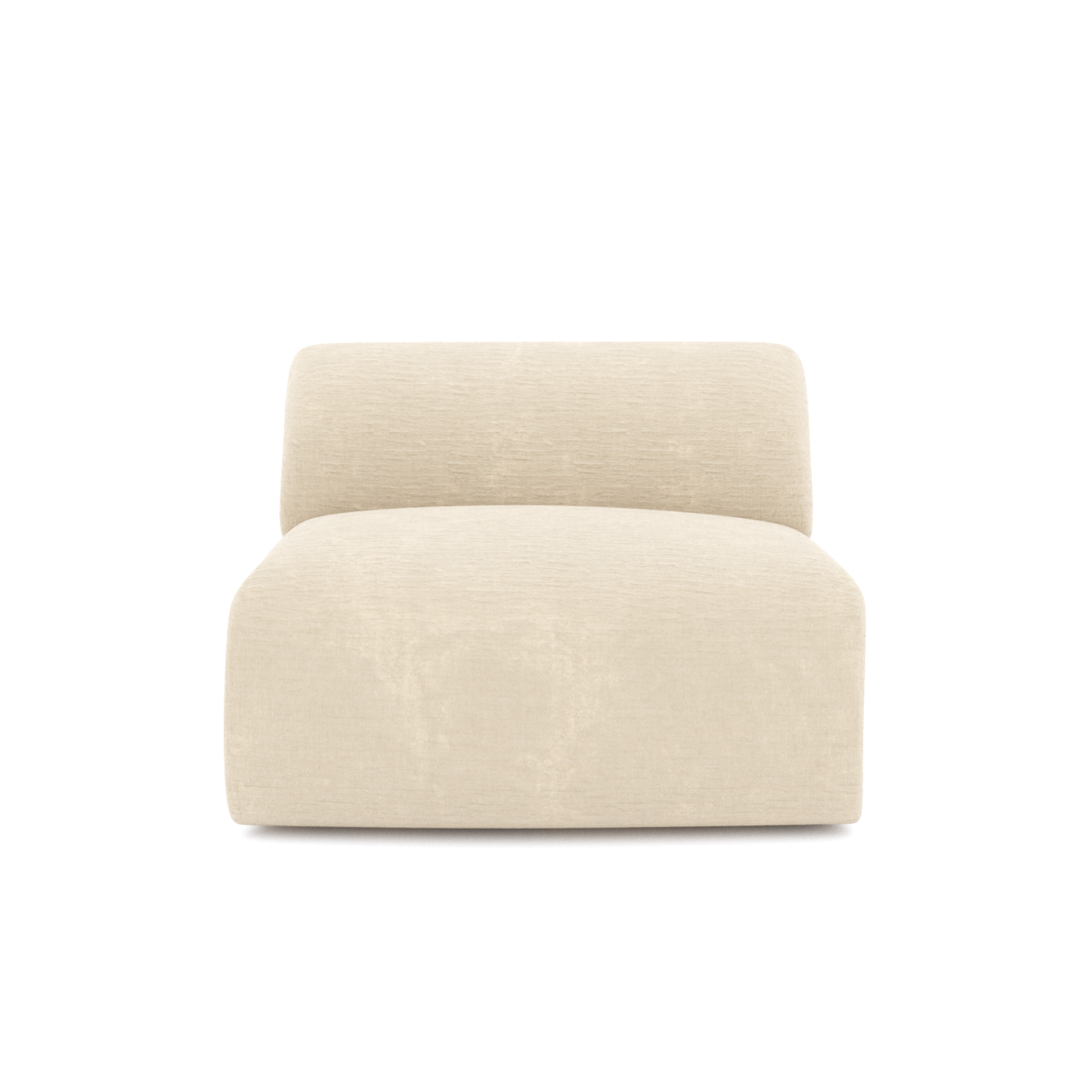 Sia Home Myra fauteuil sans accoudoirs crème
