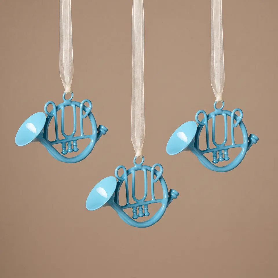 Sia Home Pop cor de chasse suspension Noël bleue 9 cm