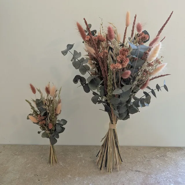 Nymaya Roc de Chère bouquet fleurs séchées Petit terracotta