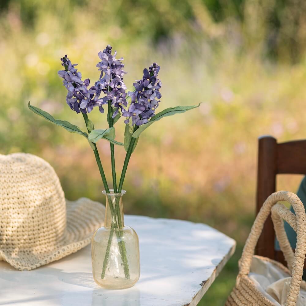Flowrette Lila fleur en papier violette x1 sans entretien