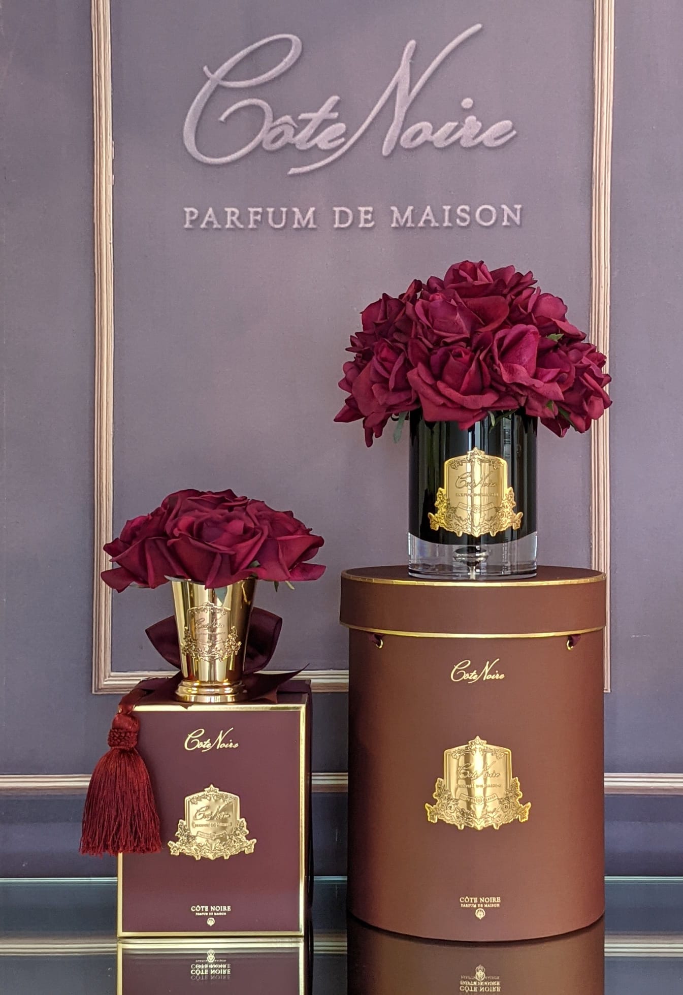 Côte Noire Grand Bouquet Carmine Verre Fumé LTWB04