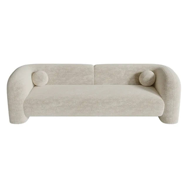 Sia Home Nola canapé crème coussins boules