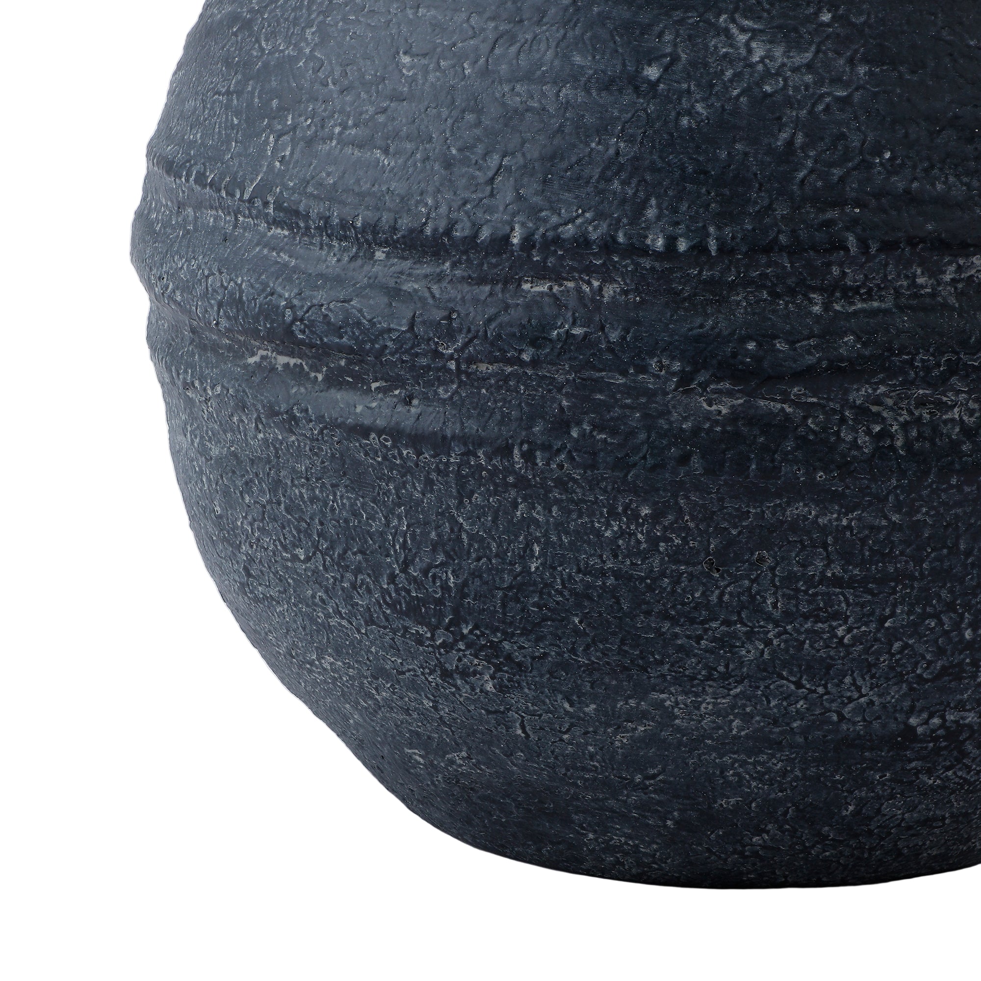 Sia Home Elvea 21 cm vase résine noir texturé
