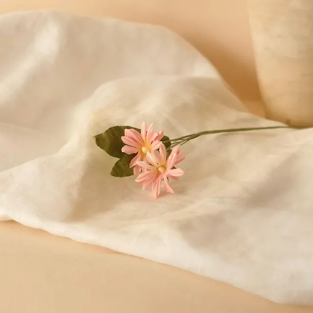 Flowrette Marguerites Sauvages Papier Rose Clair x1