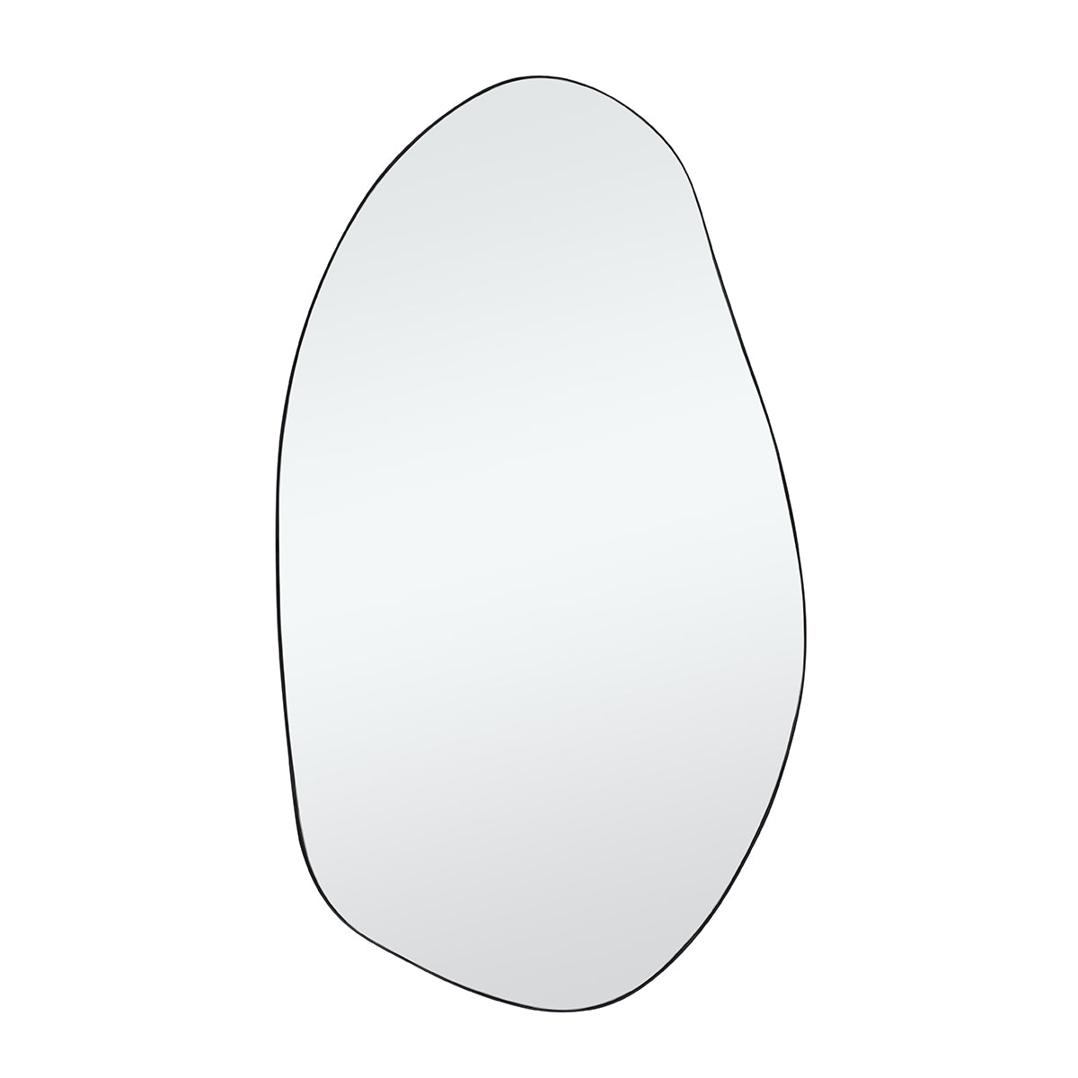 Sia Home Miroirs Organique 115 cm miroir noir mat