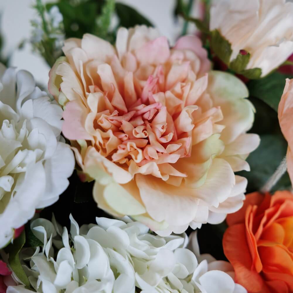 Flowrette Margaret bouquet fleurs artificielles Real Touch