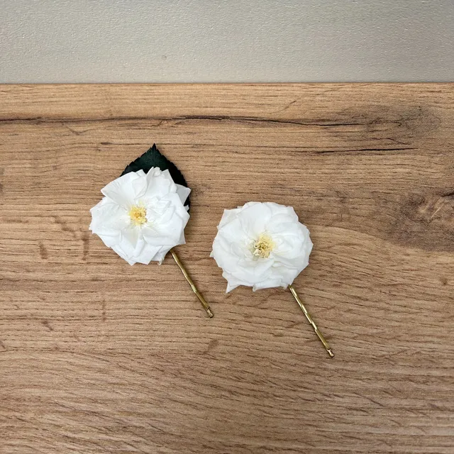 Ateliers Ouchamp Peignes Rue de Courcelles barrette A rose