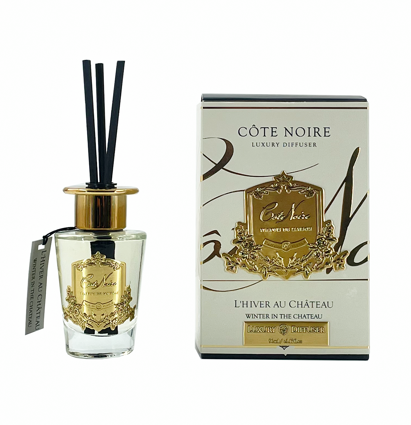 Côte Noire Diffusers Winter in the Chateau diffuseur 90ml gold