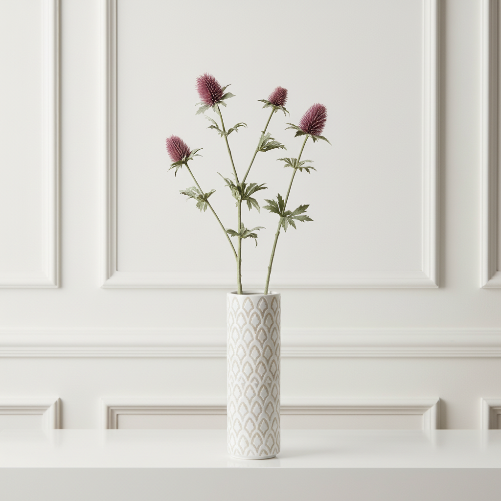 Sia Home Chardon tige artificielle rose 78 cm