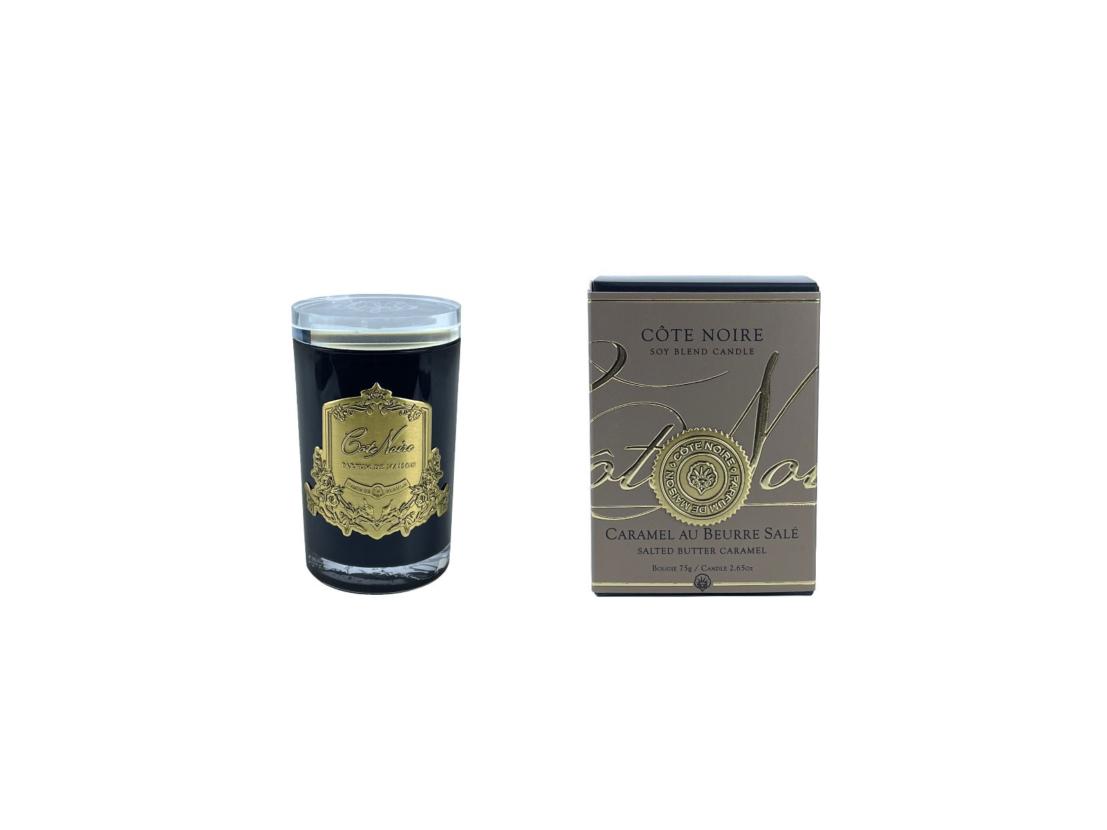 Côte Noire Soy Blend bougie caramel beurre salé 75g