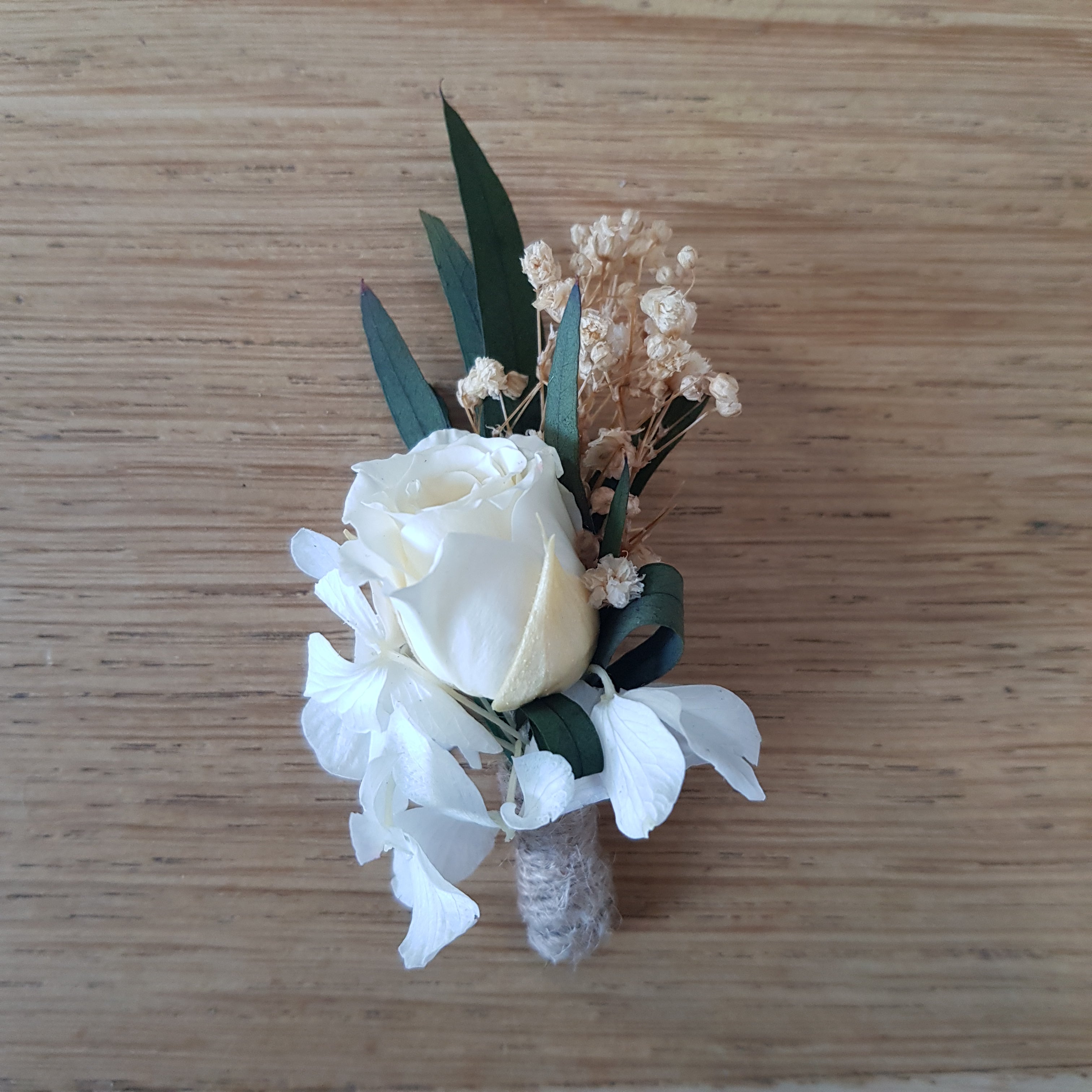 Ateliers Ouchamp Boutonnières Rue d'Italie rose 10 cm