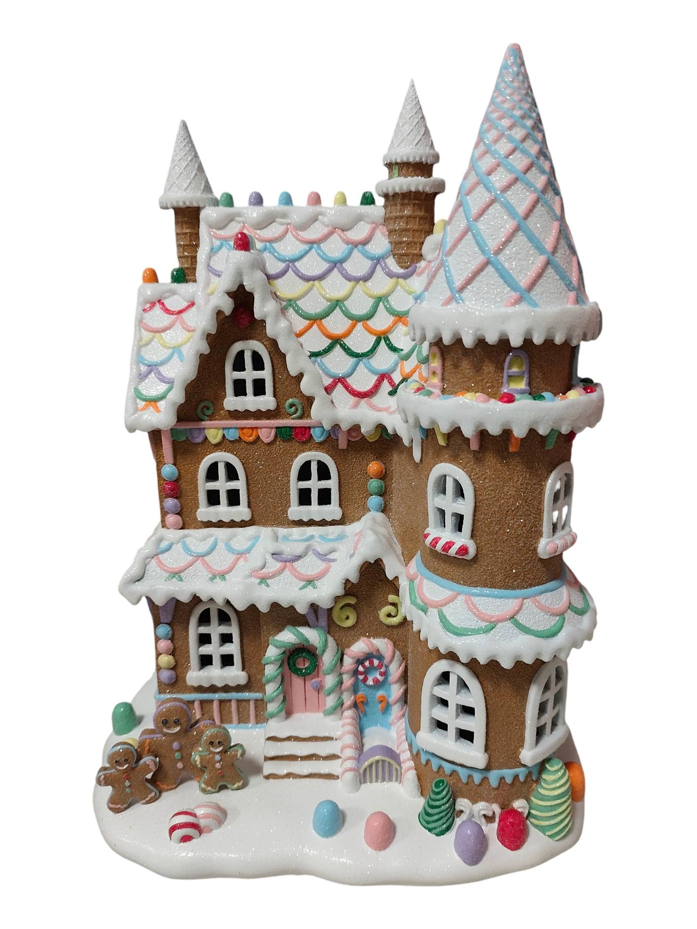 Feuillazur Rungis Maison pain d’épice déco Noël 40cm
