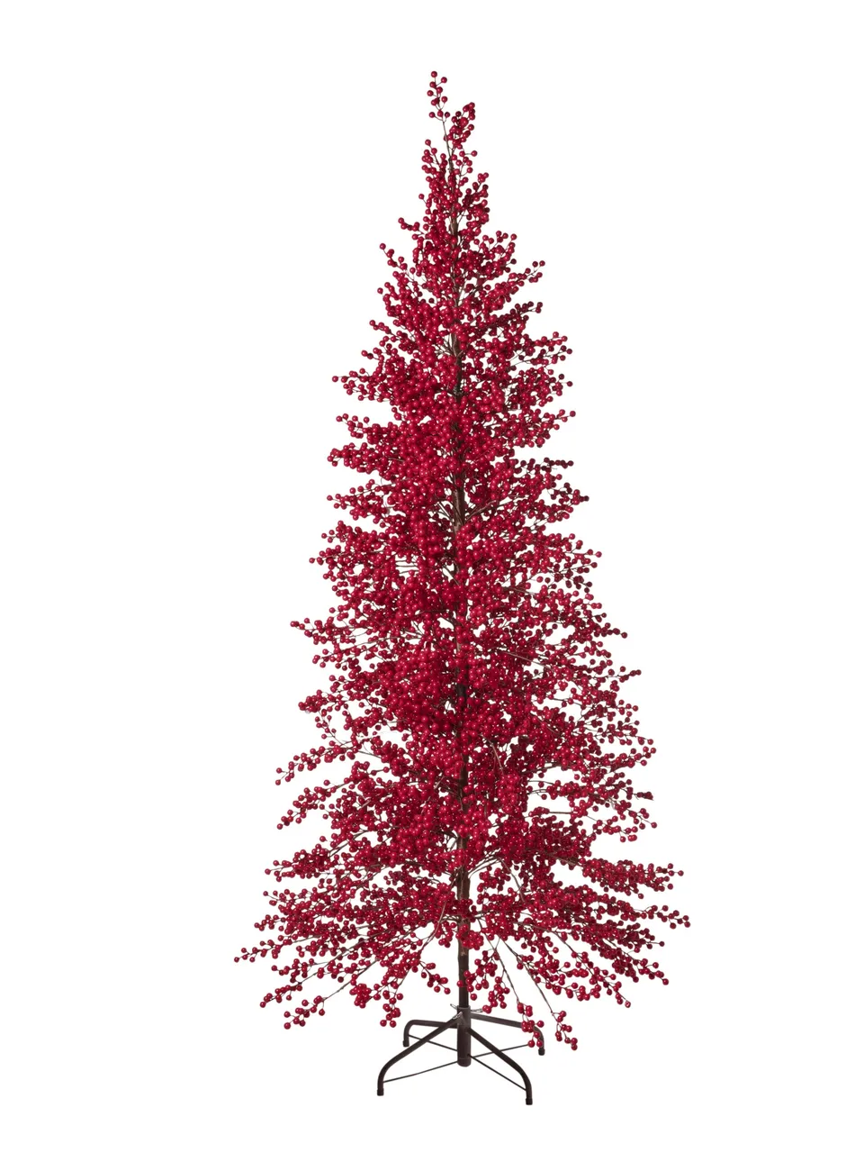Feuillazur Rungis Sapin baies rouge artificiel 150cm Noël salon