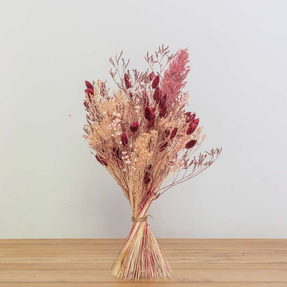 Flowrette Loisirs créatifs Kit bouquet diy fleurs séchées violet
