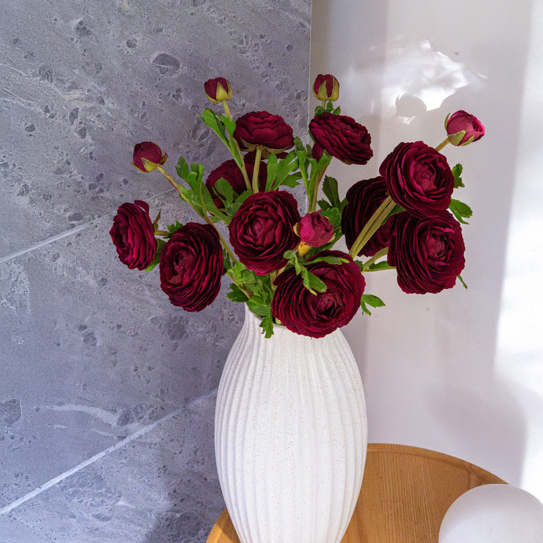 Flowrette renoncule violette fleur artificielle x1