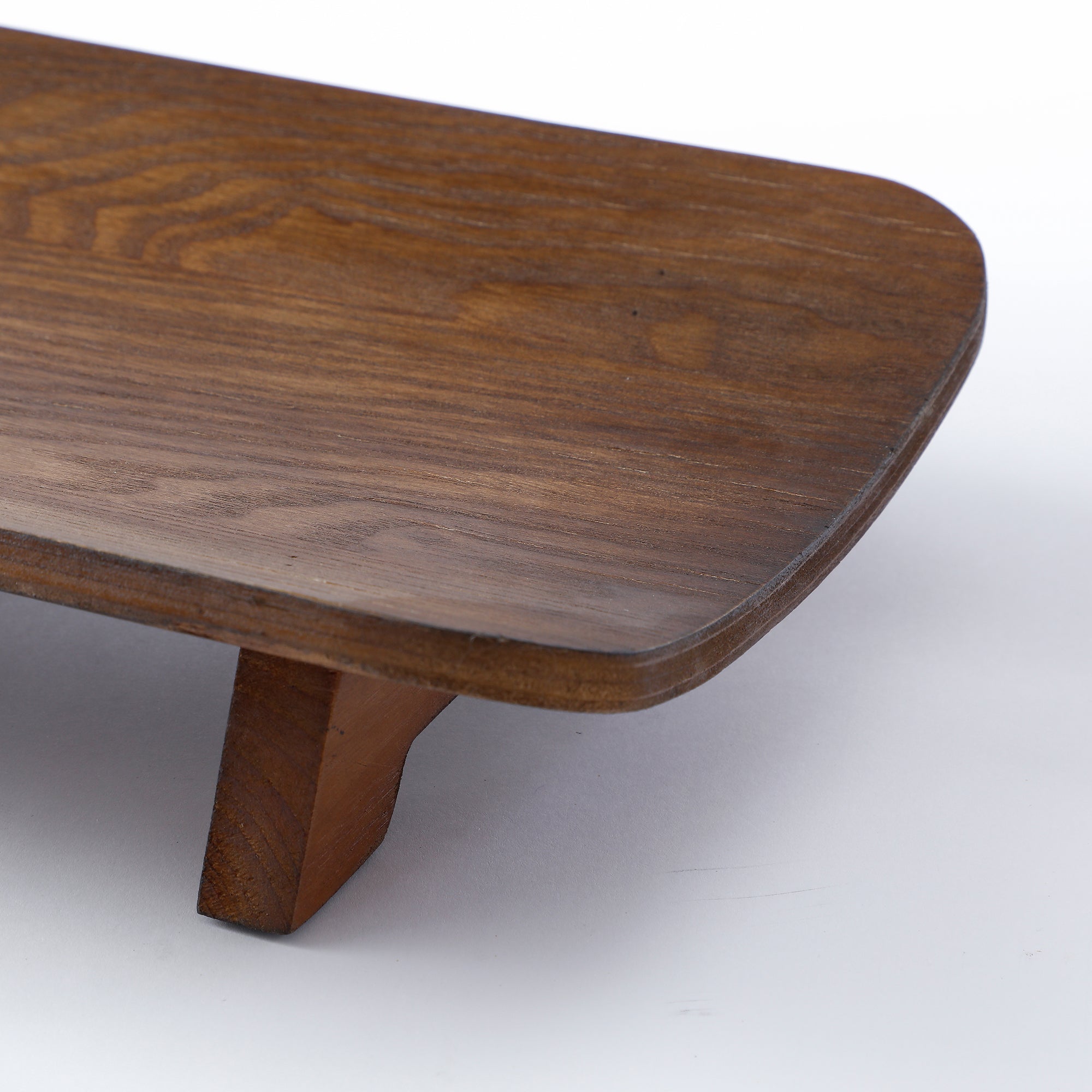 Sia Home Arlo Plateau décoratif sur pieds marron