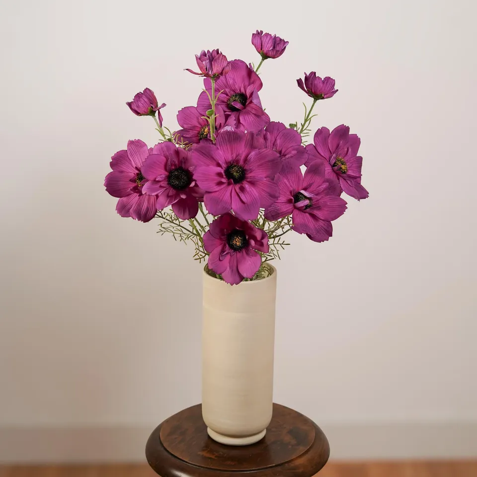 Flowrette Cosmos fuchsia fleur artificielle tige soyeuse