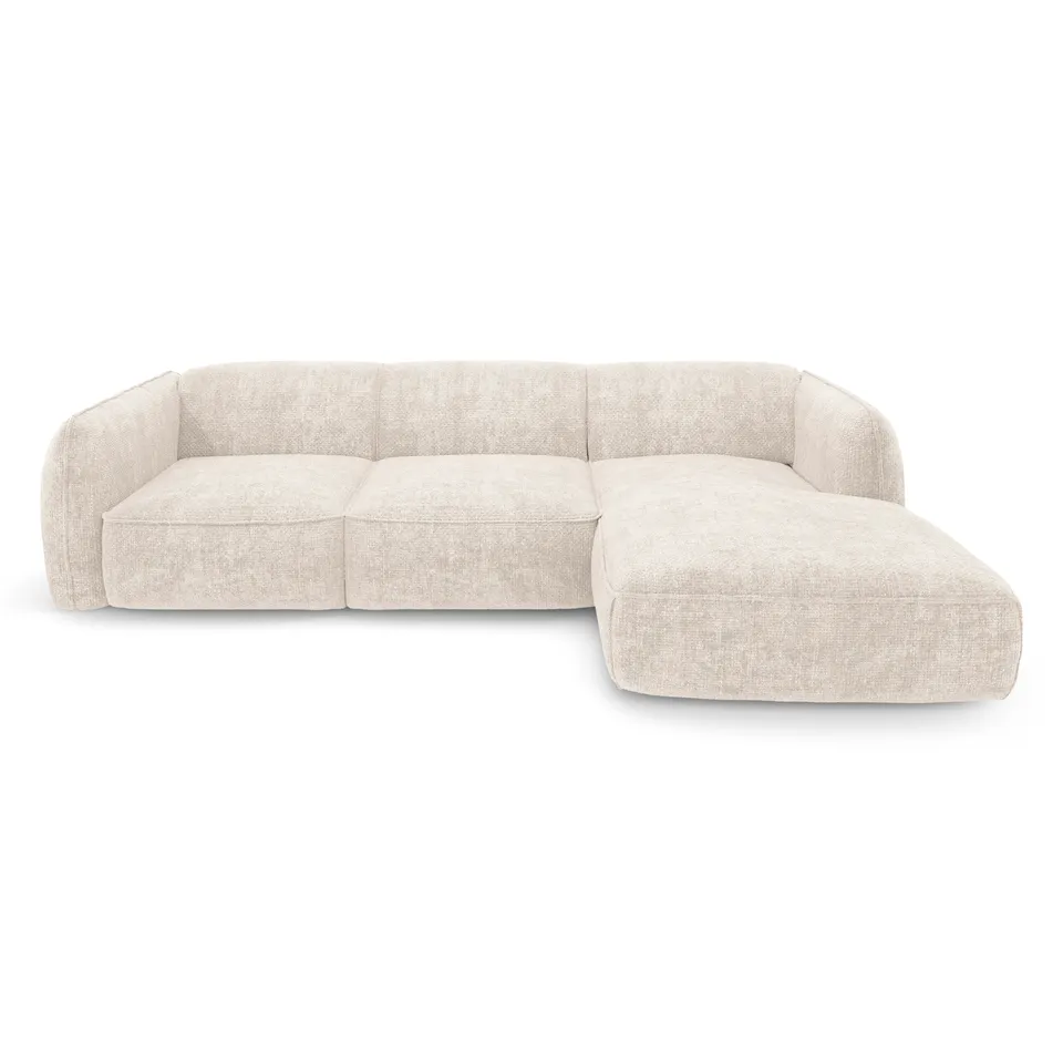 Sia Home Livia Angle Droit canapé crème 5 places