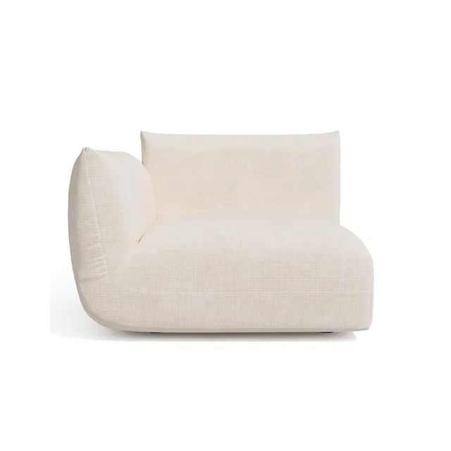 Sia Home Nooma module angle gauche canapé crème terracotta