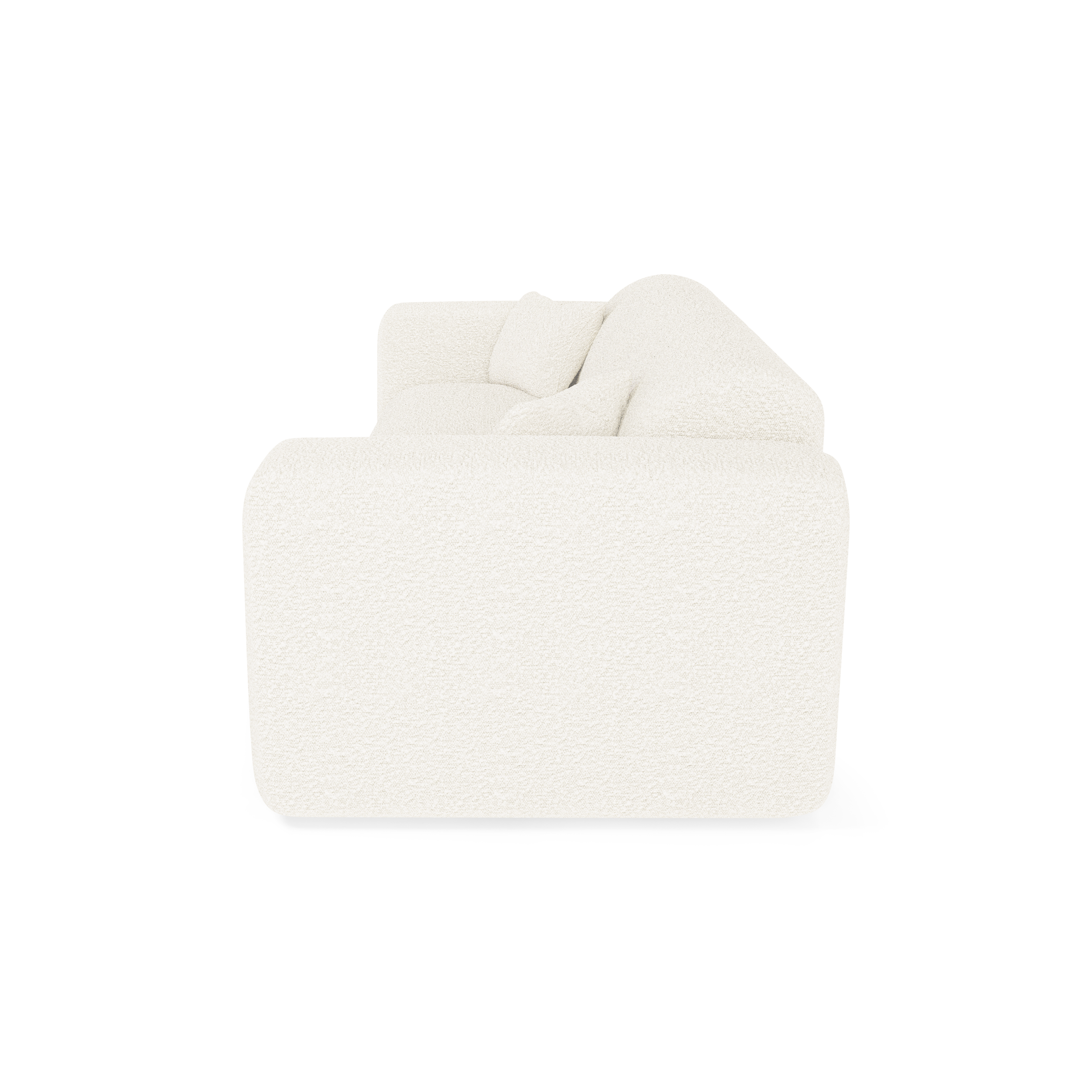 Sia Home Myra canapé convertible crème assise arrondie