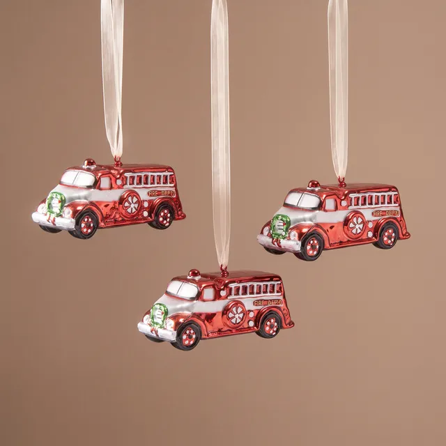 Sia Home Pop suspension Noël camion pompier rouge