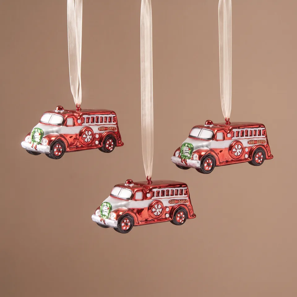 Sia Home Pop suspension Noël camion pompier rouge
